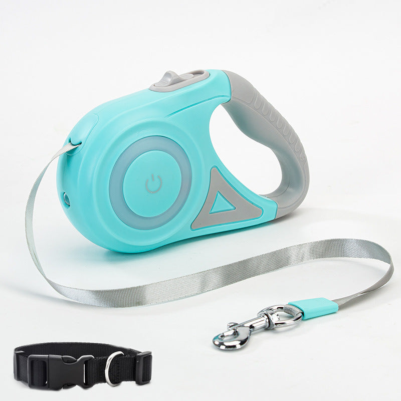 Retractable Dog Leash with Light
