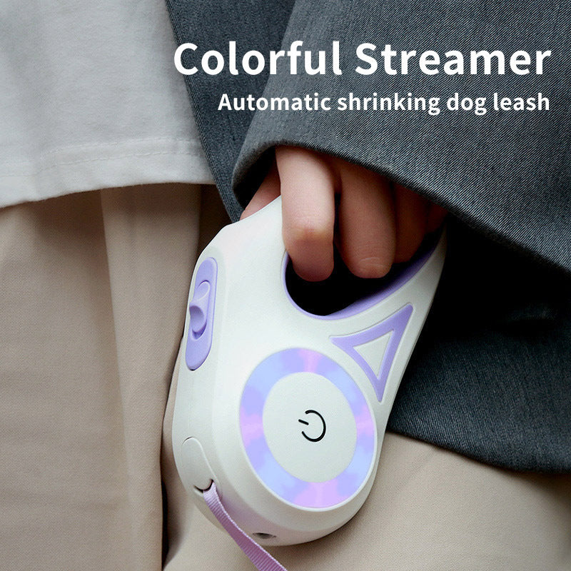 Retractable Dog Leash with Light