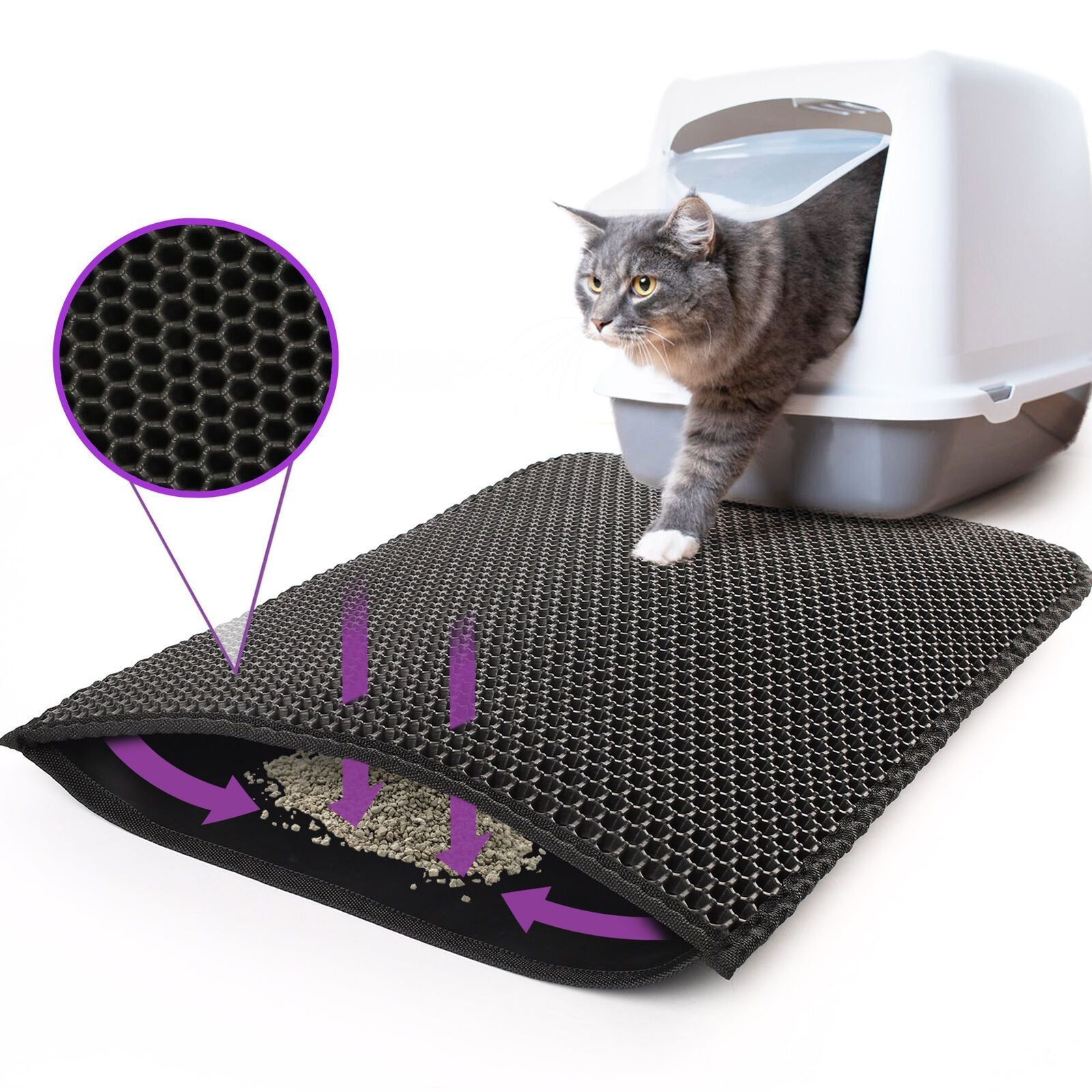 Double Layer Cat Litter Mat