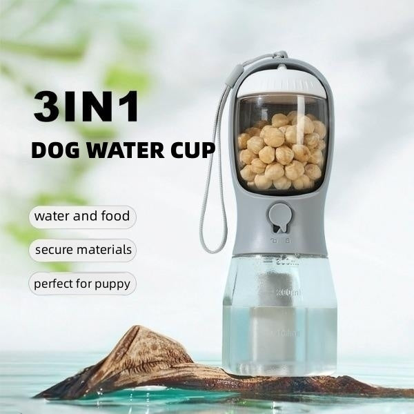 3-in-1 Dog Water Bottle