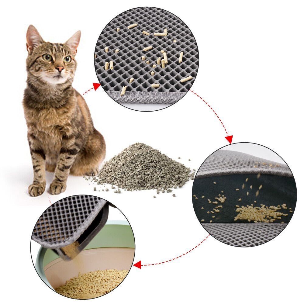 Double Layer Cat Litter Mat